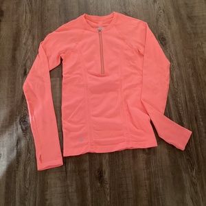 Athleta Quarter Zip Seamless Top